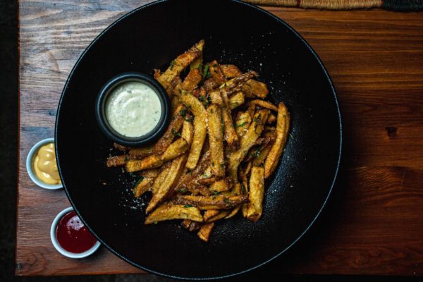 frites au parmesan et paprika